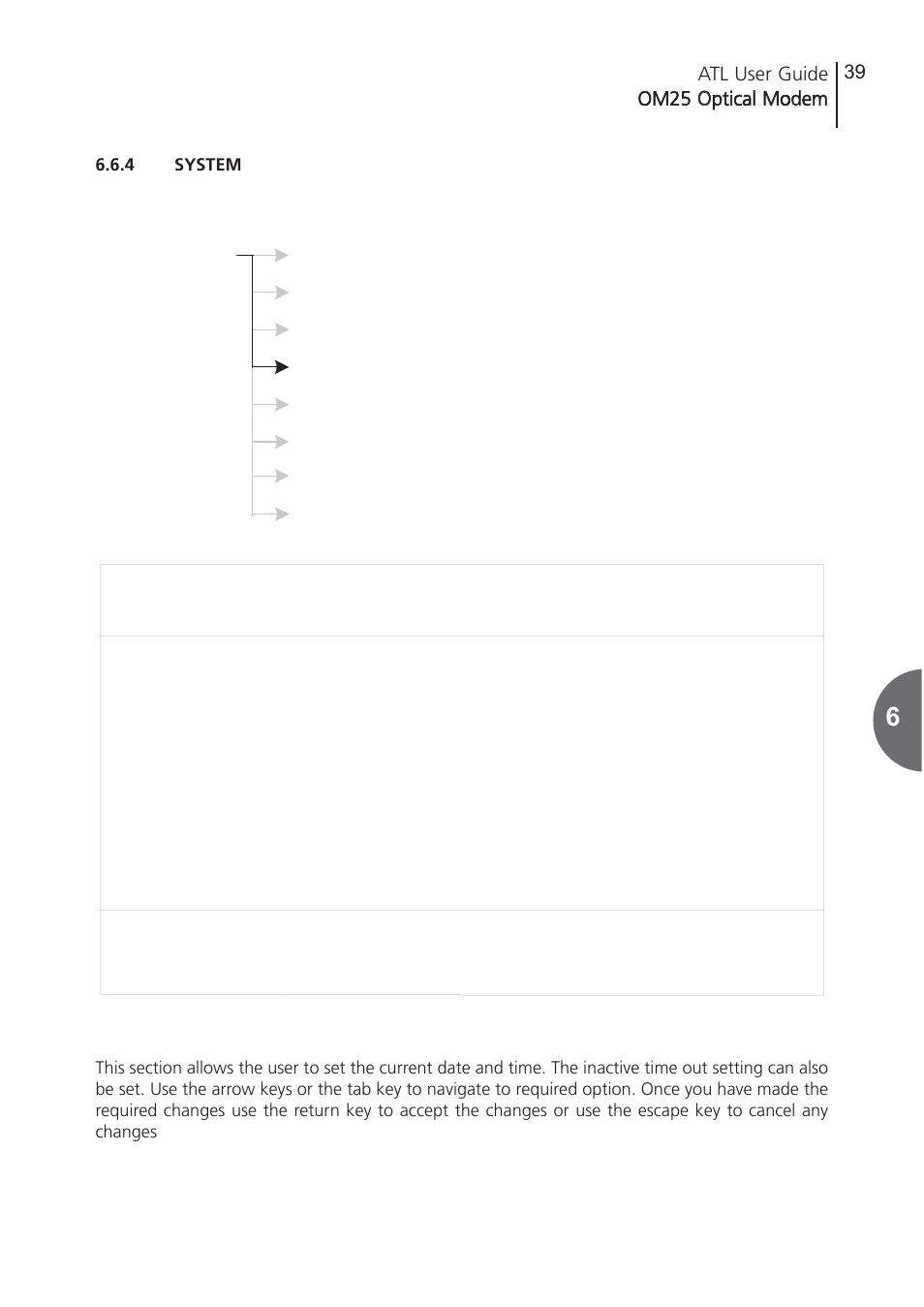 4 system, System | ATL Telecom OM25 User Manual | Page 39 / 63