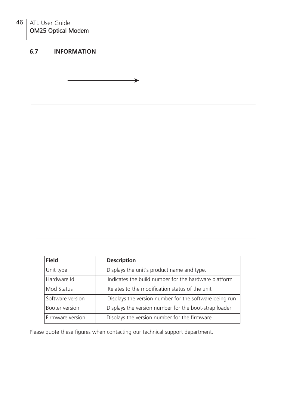 7 information, Information | ATL Telecom OM25 User Manual | Page 46 / 63