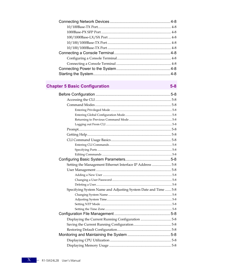 ATL Telecom R1-SW Ethernet Switch User Manual | Page 10 / 300