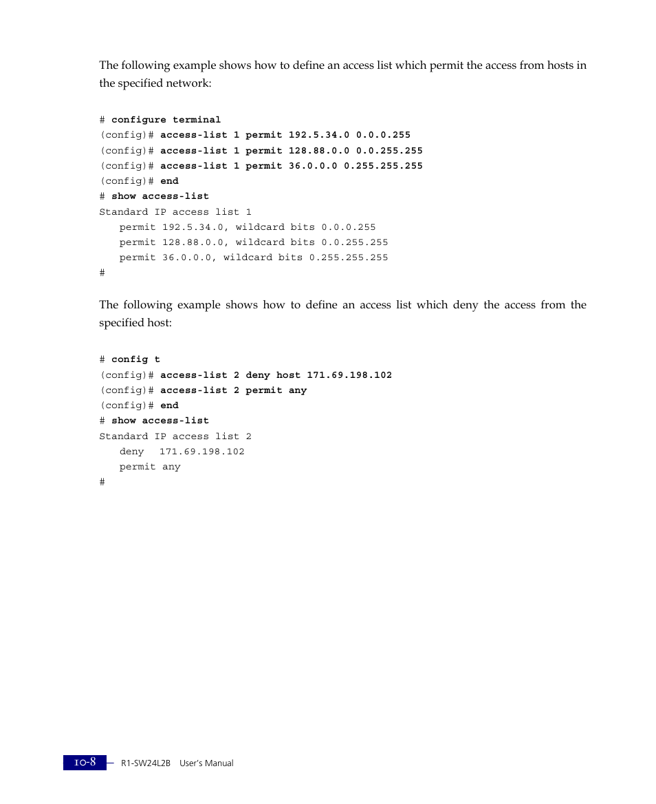 ATL Telecom R1-SW Ethernet Switch User Manual | Page 218 / 300