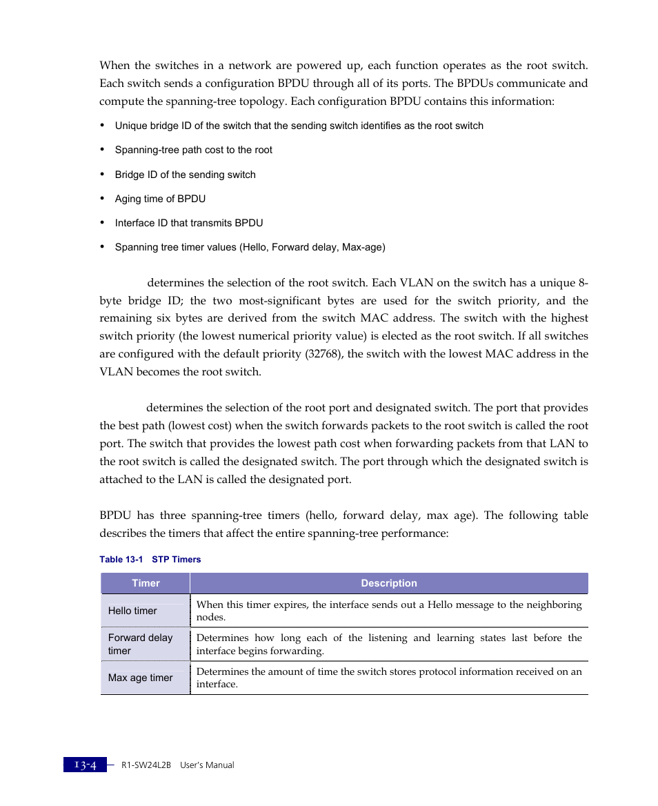ATL Telecom R1-SW Ethernet Switch User Manual | Page 262 / 300