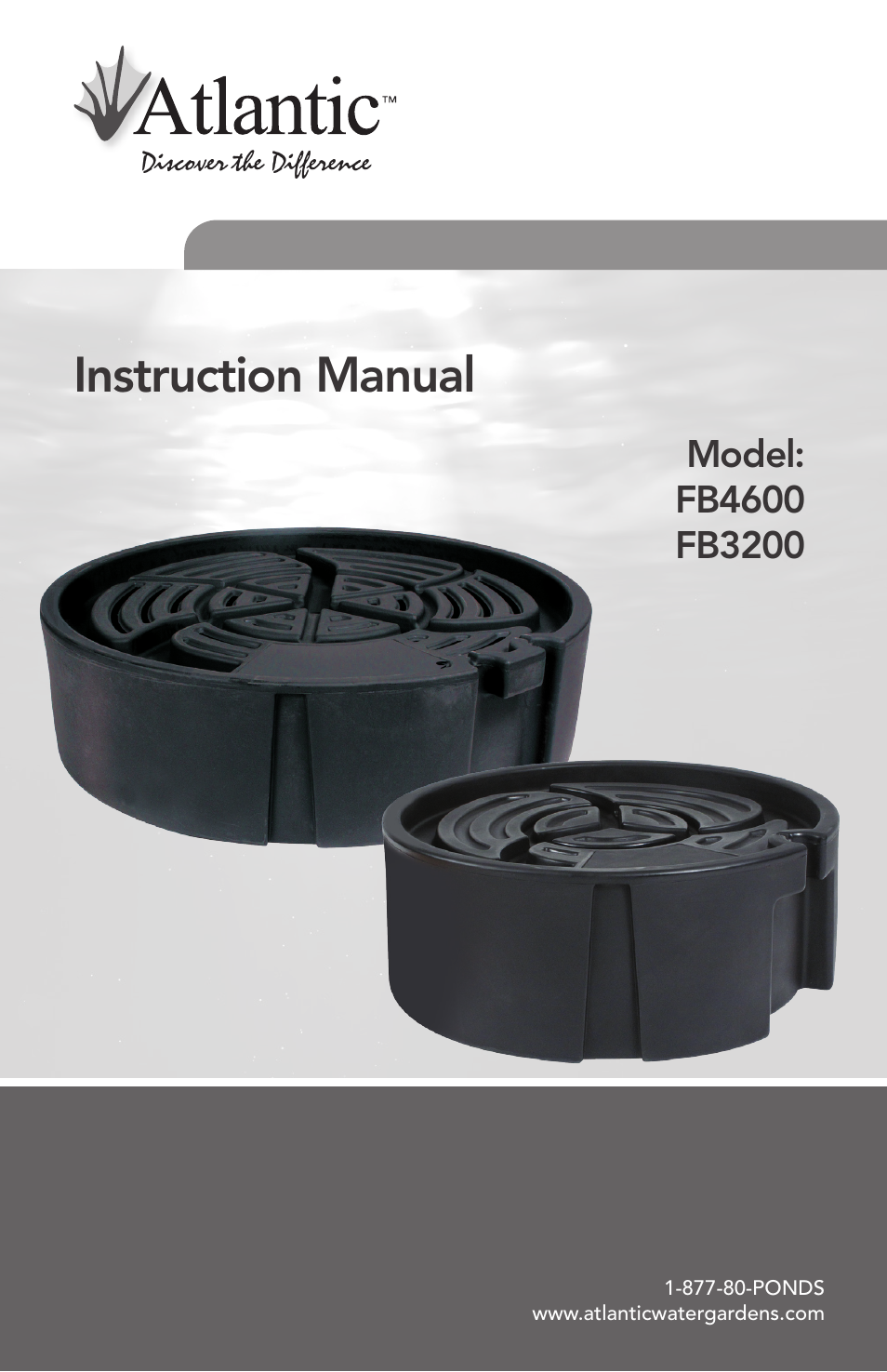 Atlantic Water Gardens Pro Series FB4600 User Manual | 4 pages