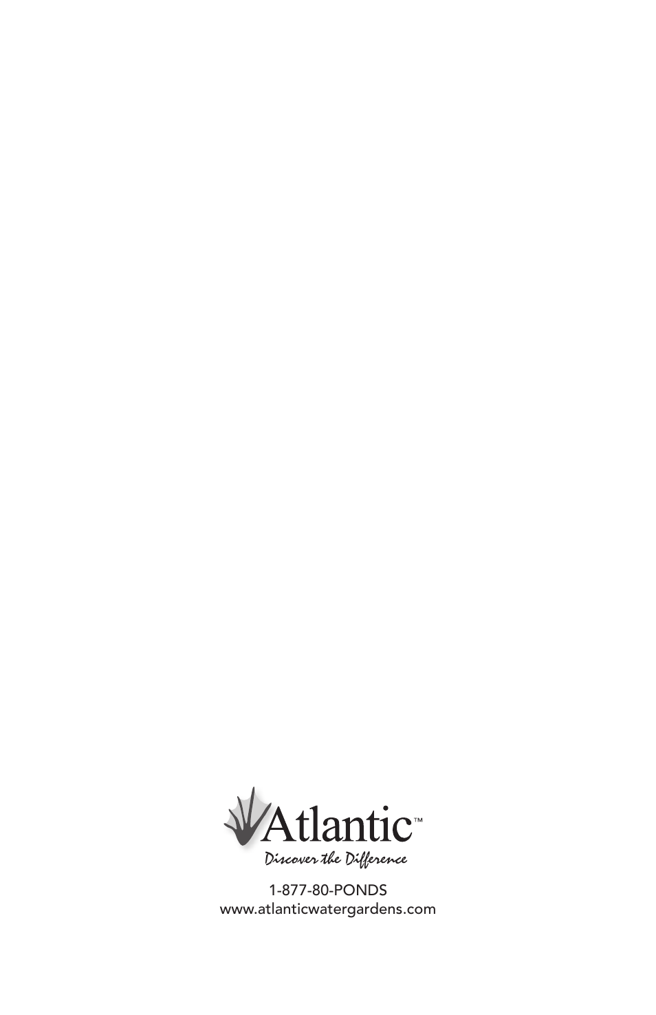 Atlantic Water Gardens SH1450 User Manual | Page 8 / 8