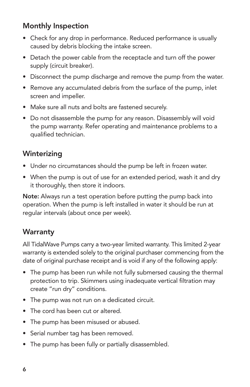 Atlantic Water Gardens PAF-20 User Manual | Page 6 / 24