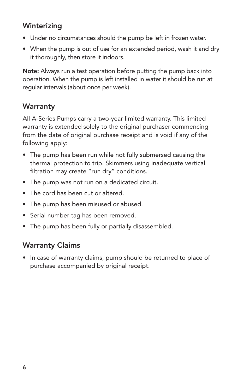 Atlantic Water Gardens A-05 User Manual | Page 6 / 24