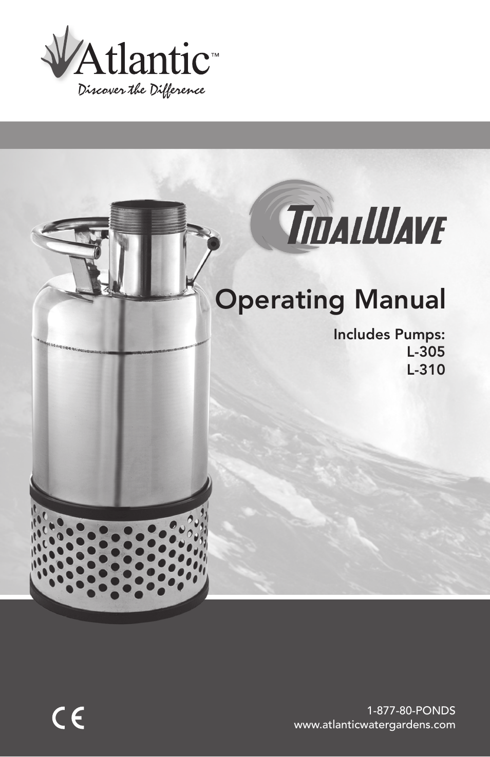 Atlantic Water Gardens L-305 User Manual | 8 pages