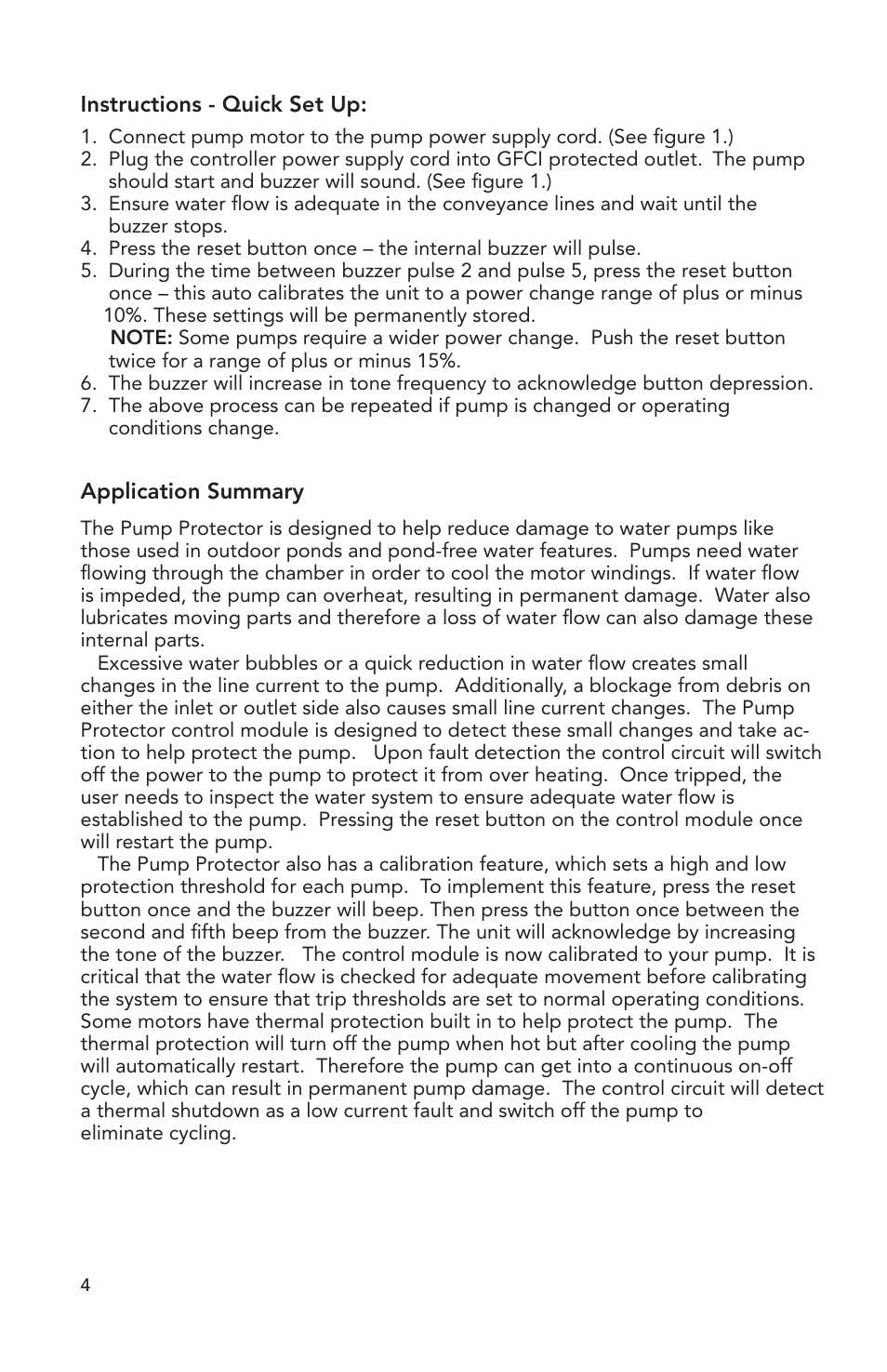 Atlantic Water Gardens TidalWave Pump Protector User Manual | Page 4 / 4