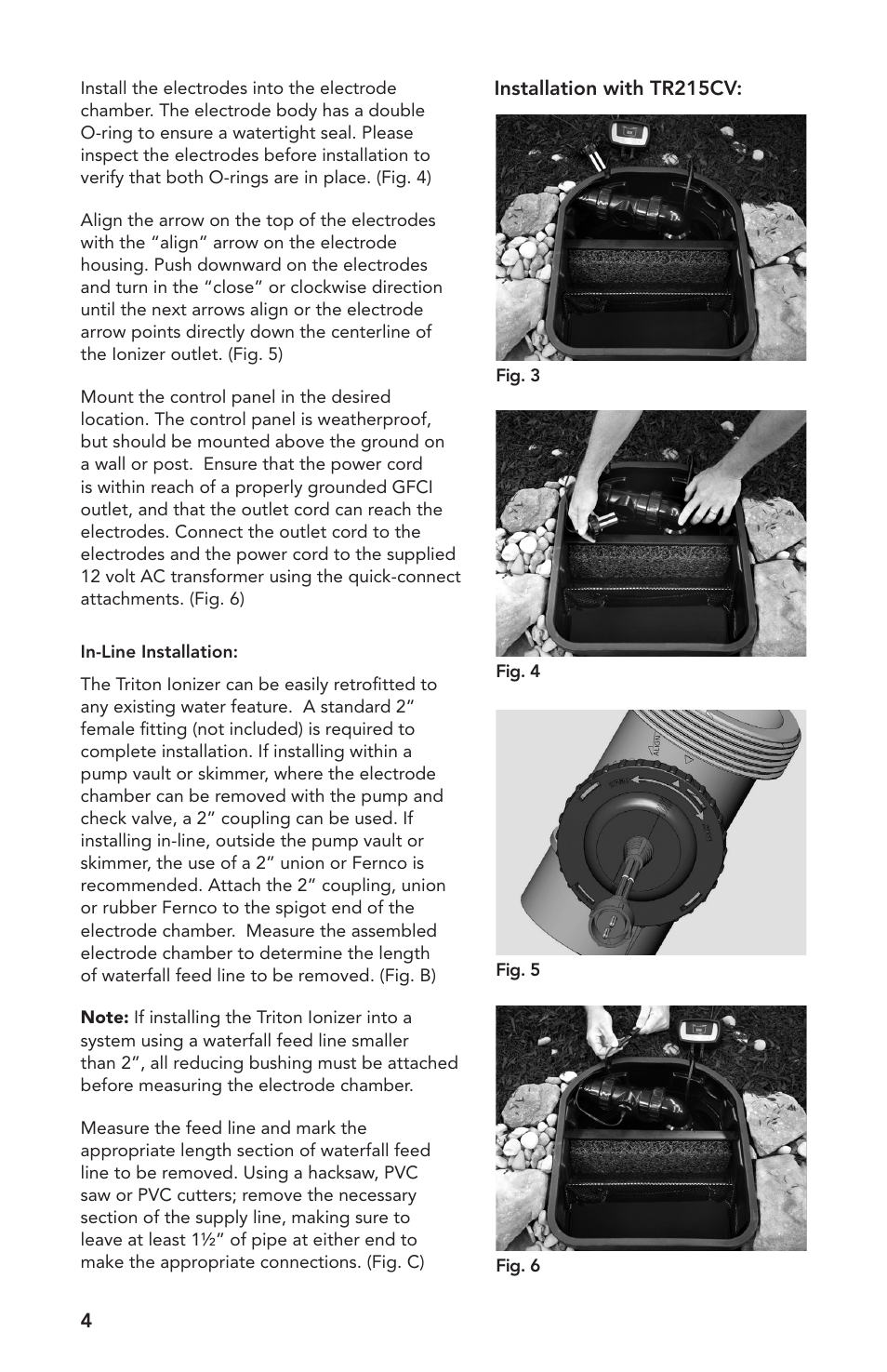 Atlantic Water Gardens TRION2 User Manual | Page 4 / 24