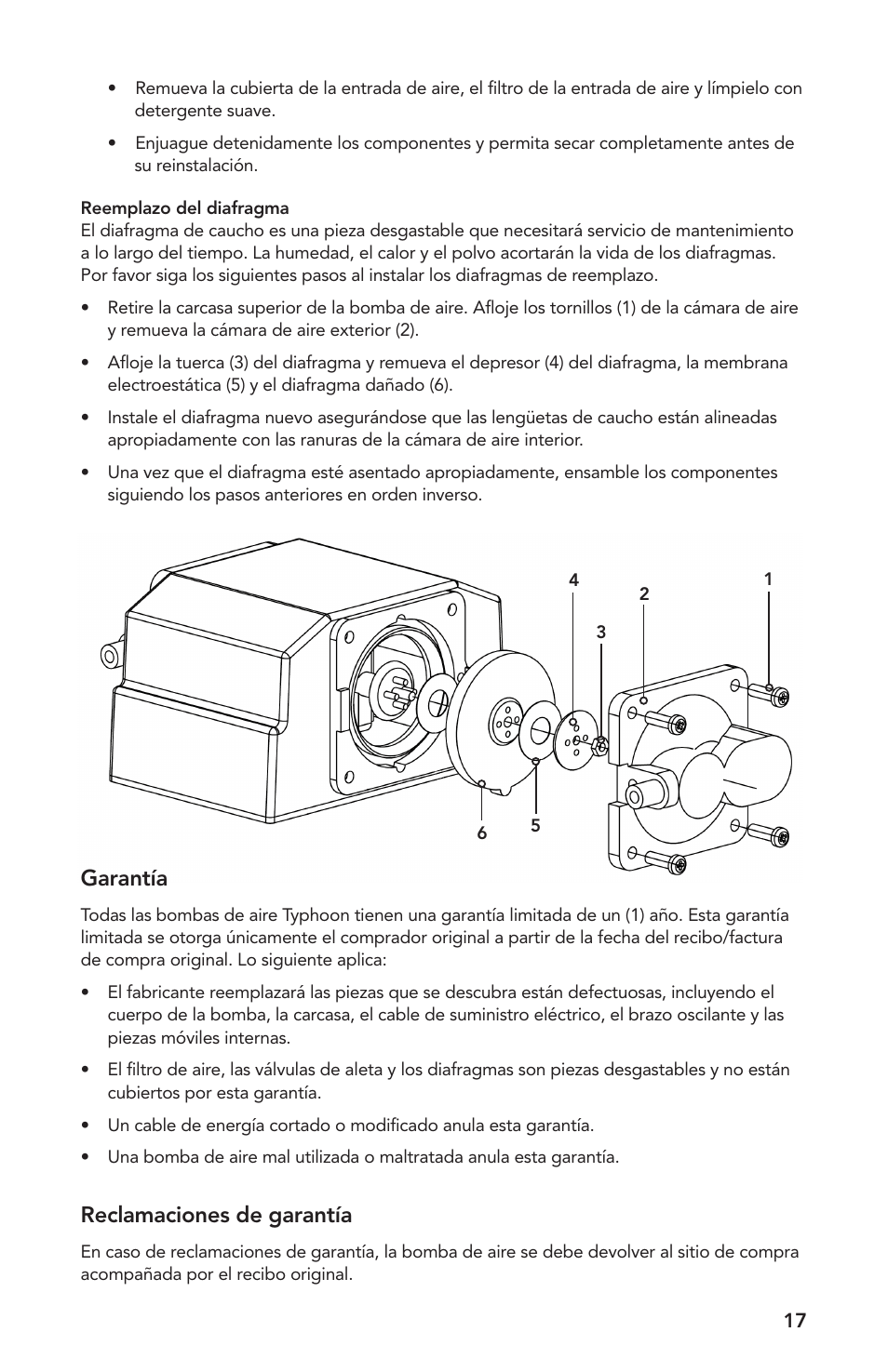 Garantía, Reclamaciones de garantía | Atlantic Water Gardens TA1800 User Manual | Page 17 / 20