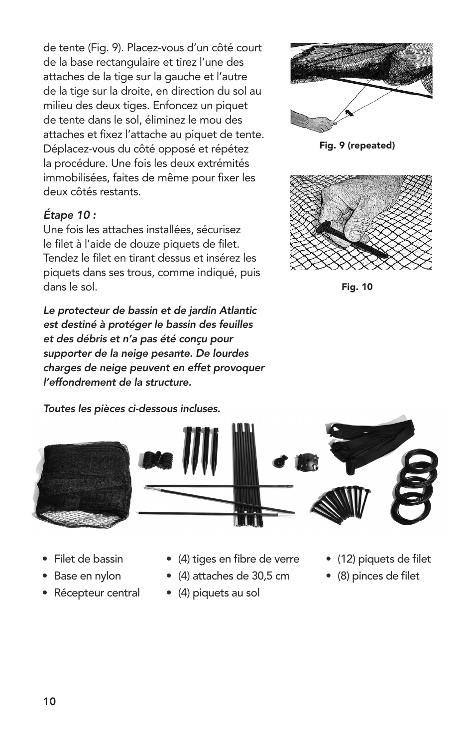 Atlantic Water Gardens PGPSM - Pond & Garden Protector User Manual | Page 10 / 12