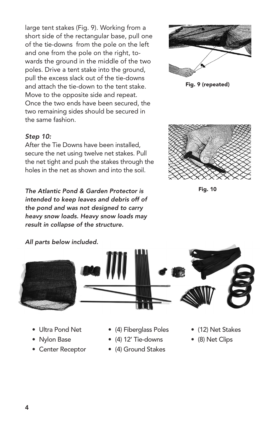 Atlantic Water Gardens PGPSM - Pond & Garden Protector User Manual | Page 4 / 12
