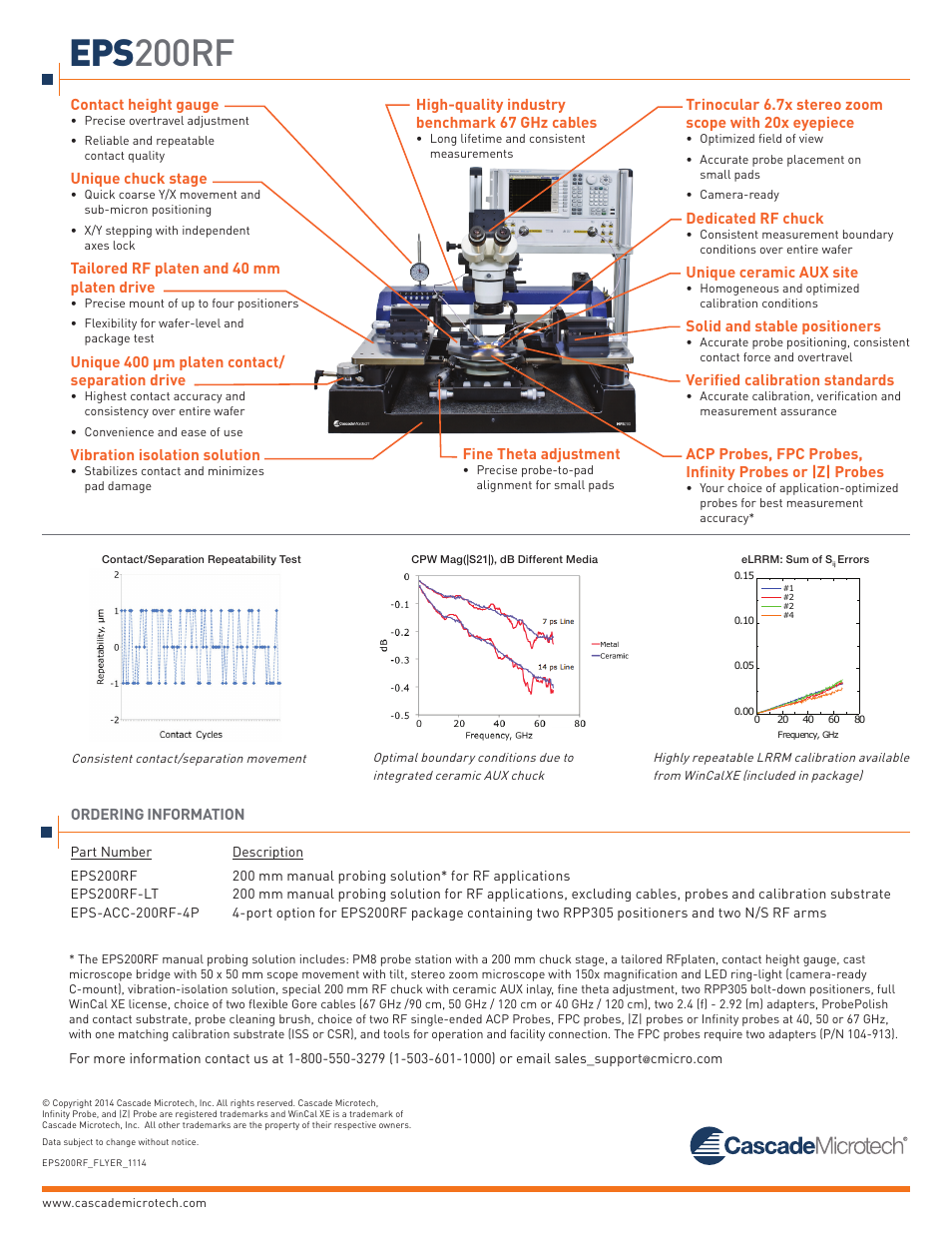 Eps 200rf | Cascade Microtech EPS200RF Package Flyer User Manual | Page 2 / 2