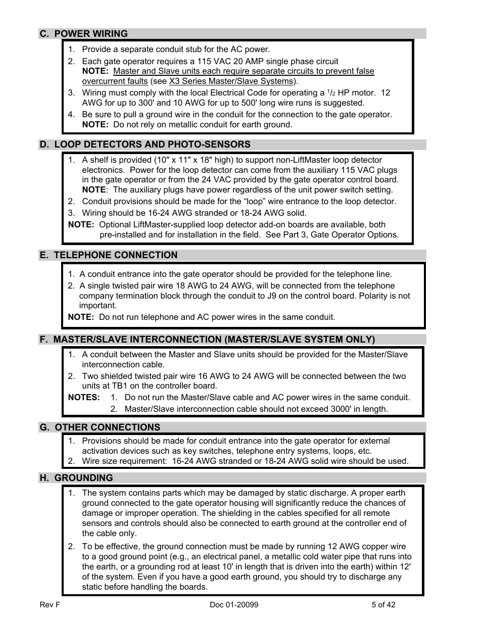 Chamberlain ESTATE SERIES SW 2000-X3 User Manual | Page 11 / 48