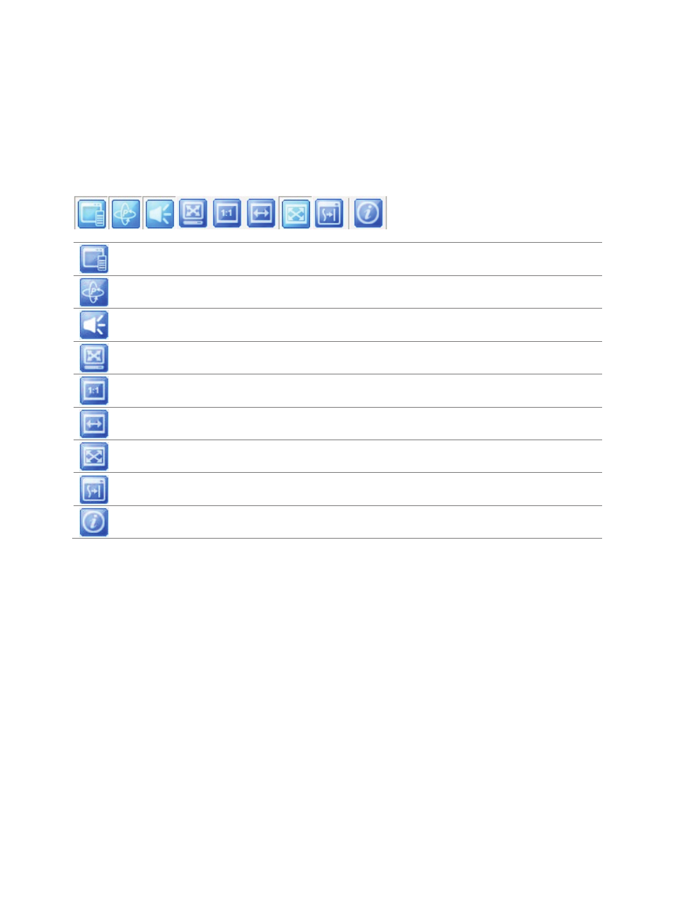 Control toolbar | Eneo PXC-2080CS User Manual | Page 52 / 141
