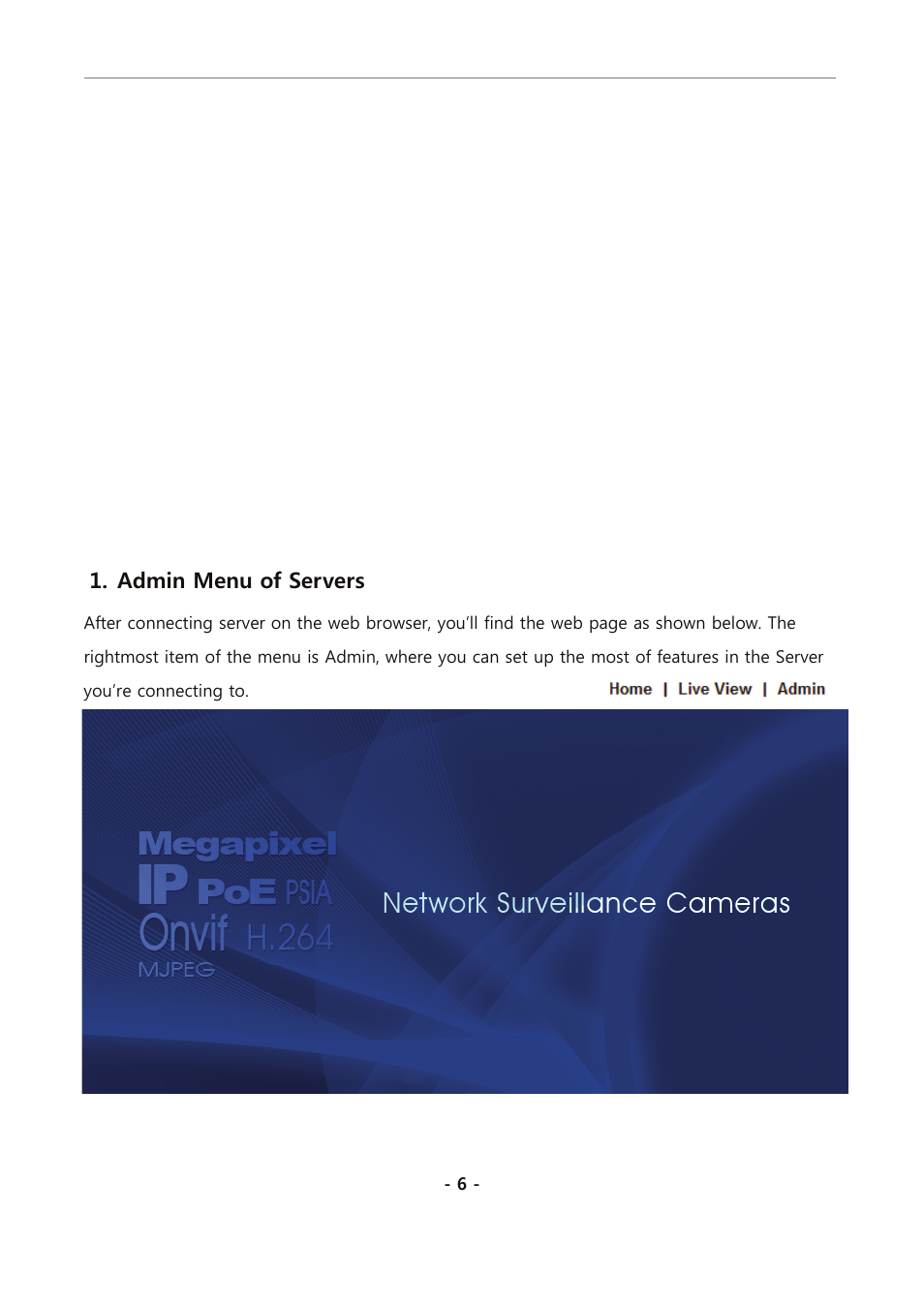 Admin menu of servers | Eneo PXC-2080CS User Manual | Page 61 / 141