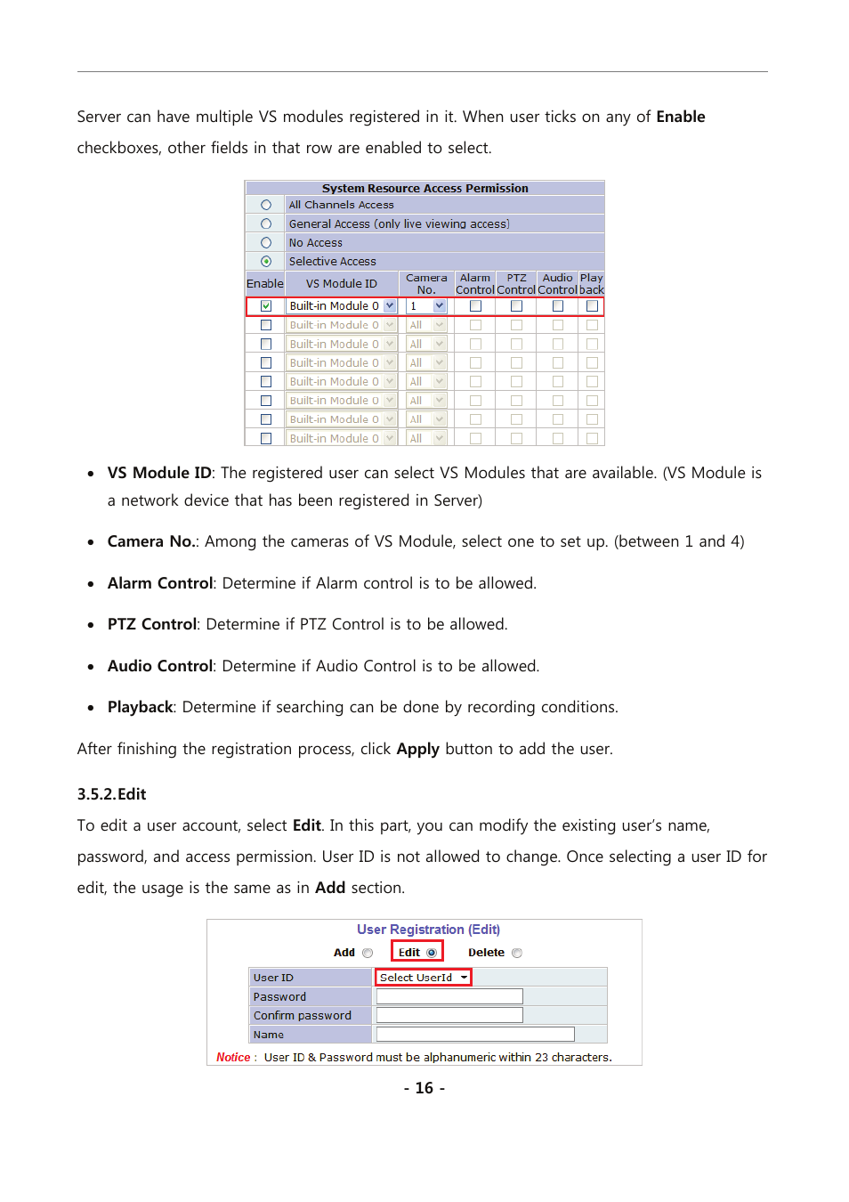 Edit | Eneo PXC-2080CS User Manual | Page 71 / 141