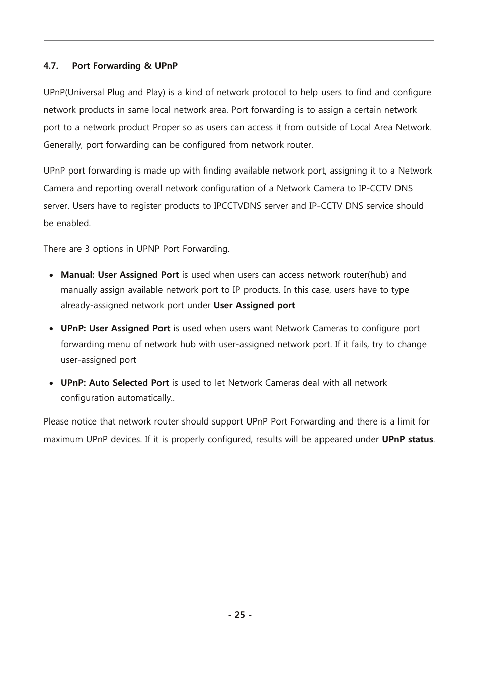 Port forwarding & upnp | Eneo PXC-2080CS User Manual | Page 80 / 141
