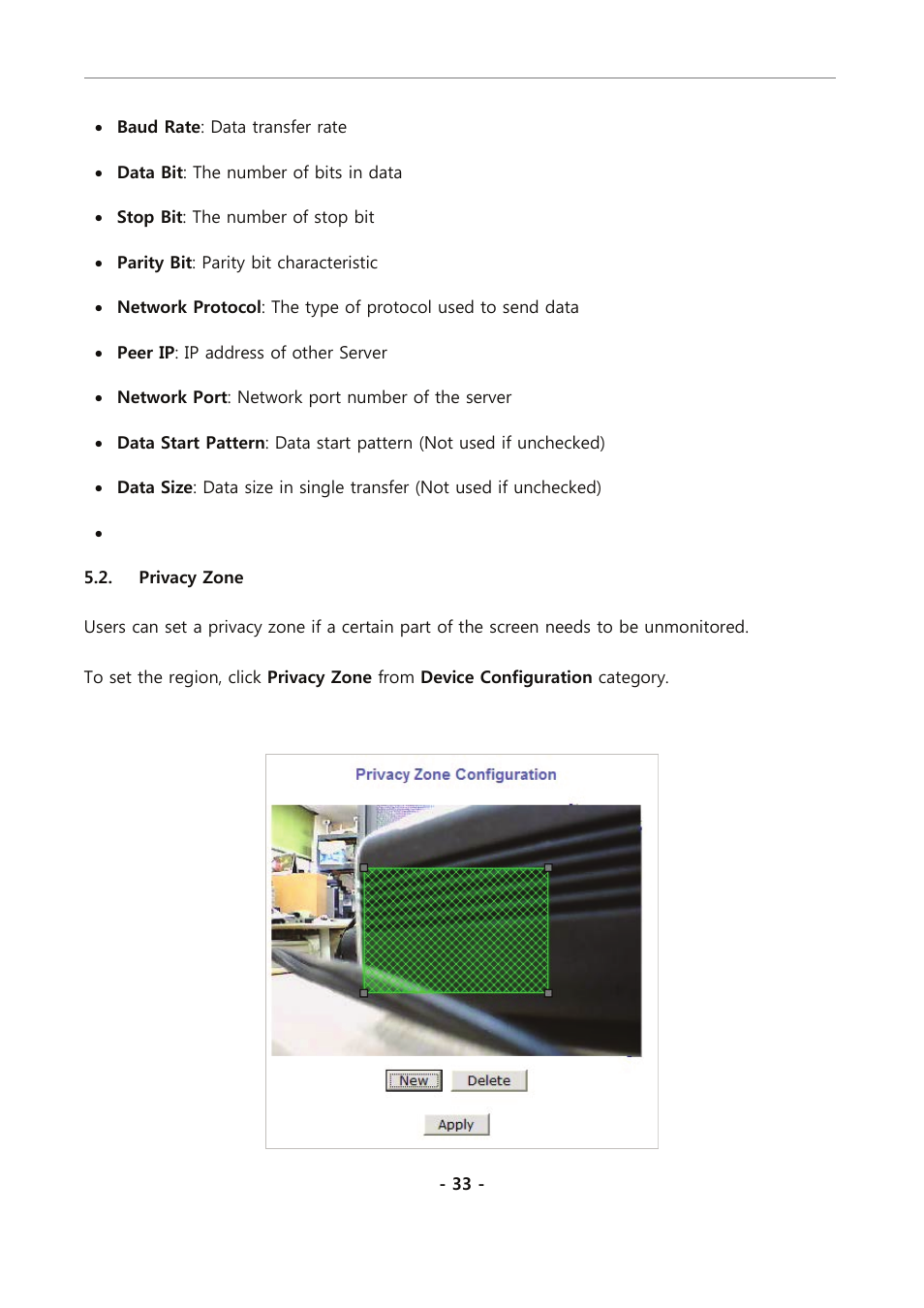 Privacy zone | Eneo PXC-2080CS User Manual | Page 88 / 141