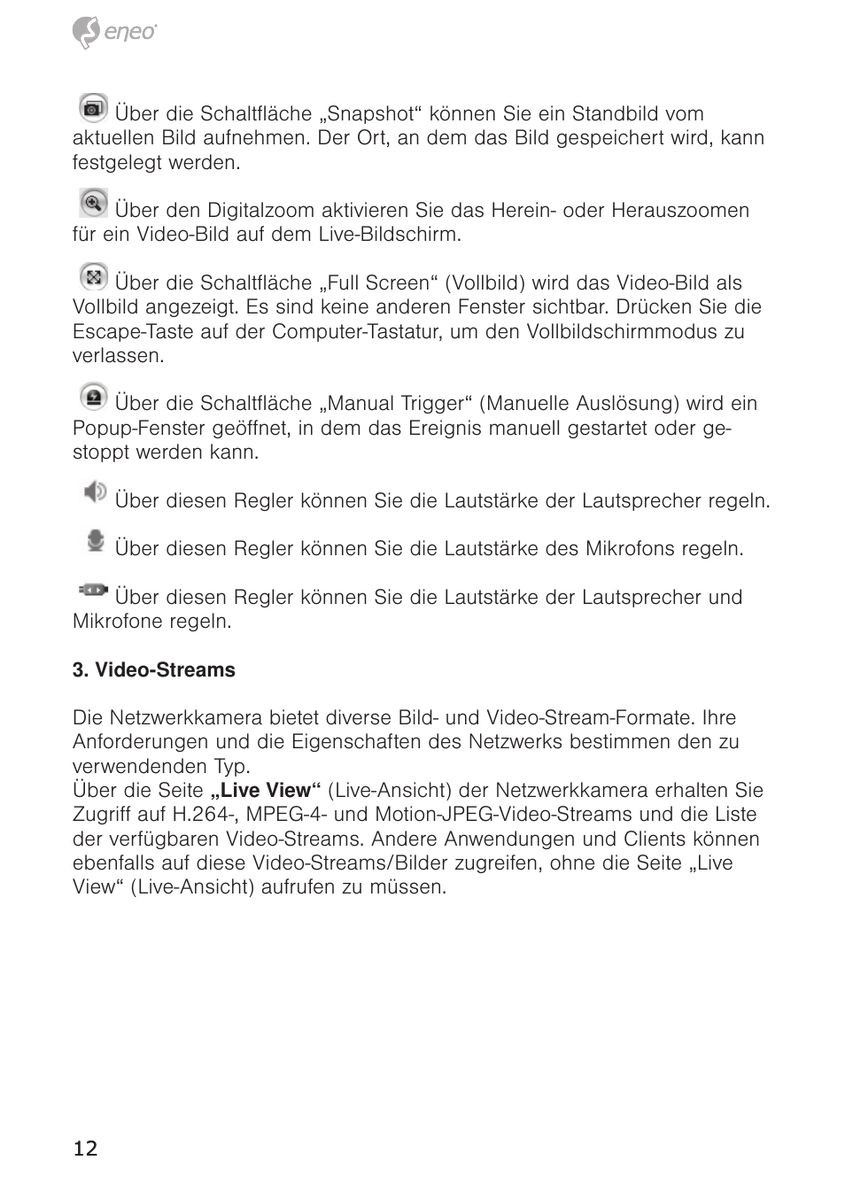 Eneo NXC-1404F03W User Manual | Page 12 / 68