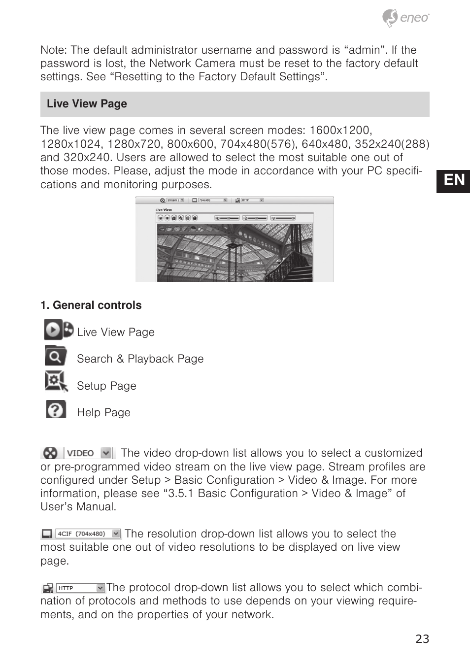 De en fr pl ru | Eneo NXC-1404F03W User Manual | Page 23 / 68