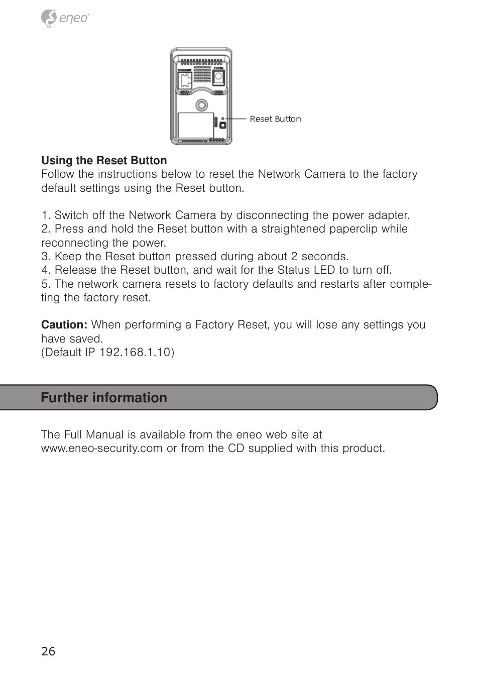 Further information | Eneo NXC-1404F03W User Manual | Page 26 / 68