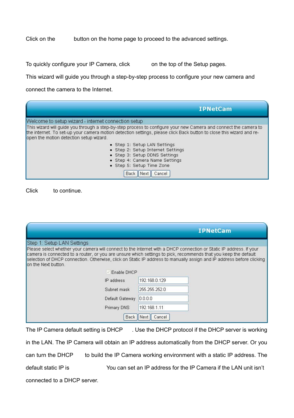 3 setup | Eneo GXC-1720M User Manual | Page 38 / 114