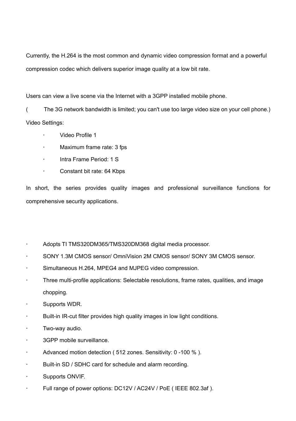 Roduct, Eatures | Eneo GXC-1720M User Manual | Page 8 / 114