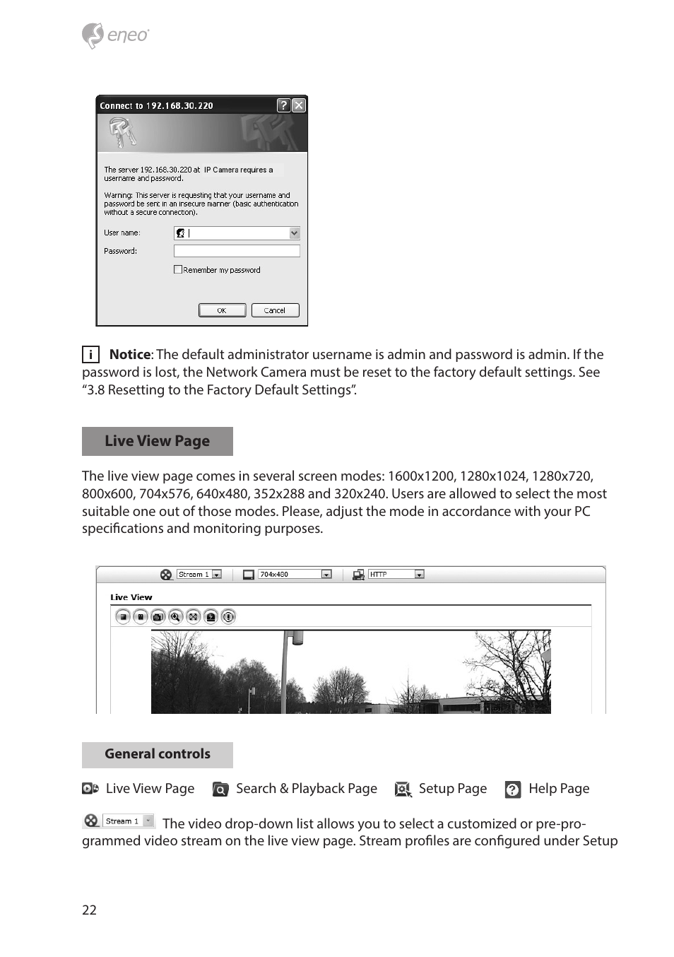 Eneo NXD-880F37P User Manual | Page 22 / 40