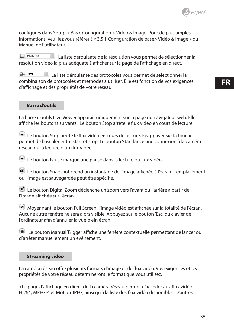 Eneo NXD-880F37P User Manual | Page 35 / 40
