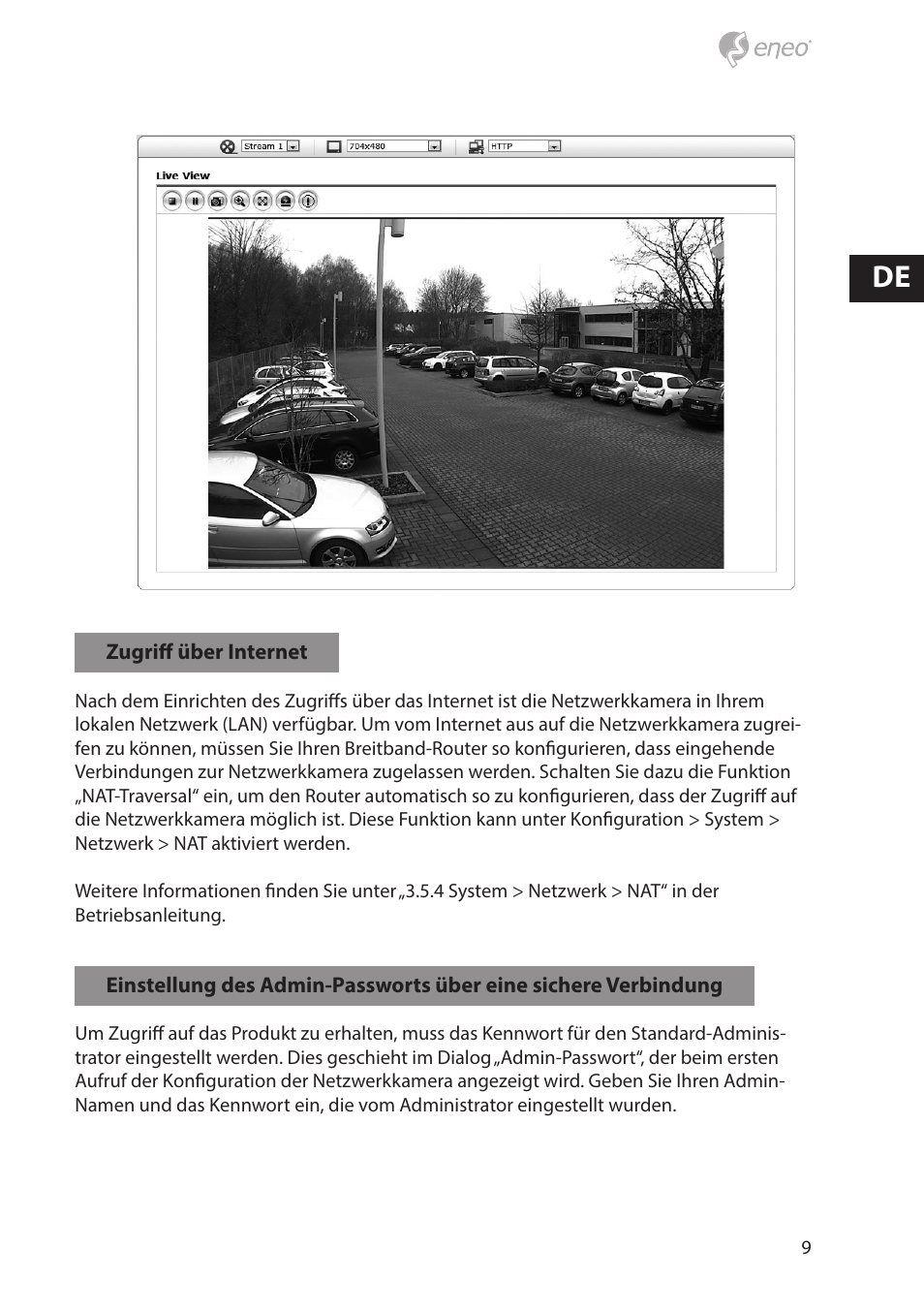 Eneo NXD-880F37P User Manual | Page 9 / 40