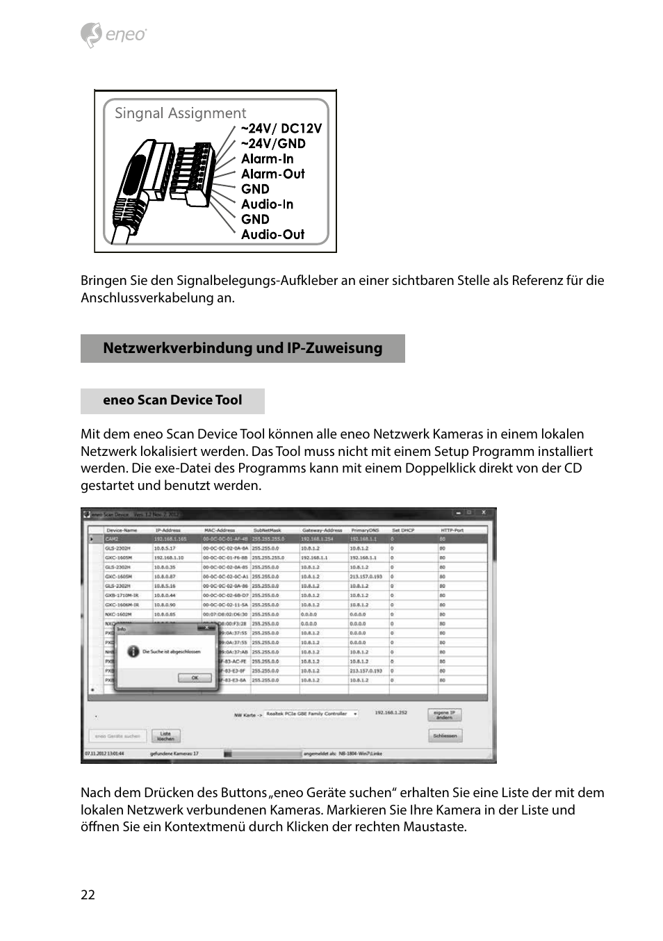 Eneo PXD-2080MIR D User Manual | Page 22 / 44