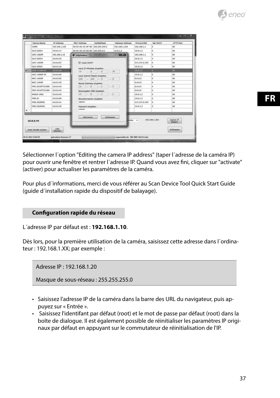 Eneo PXD-2080MIR D User Manual | Page 37 / 44