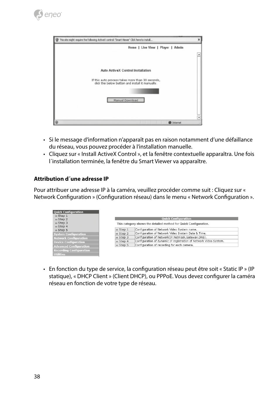 Eneo PXD-2080MIR D User Manual | Page 38 / 44