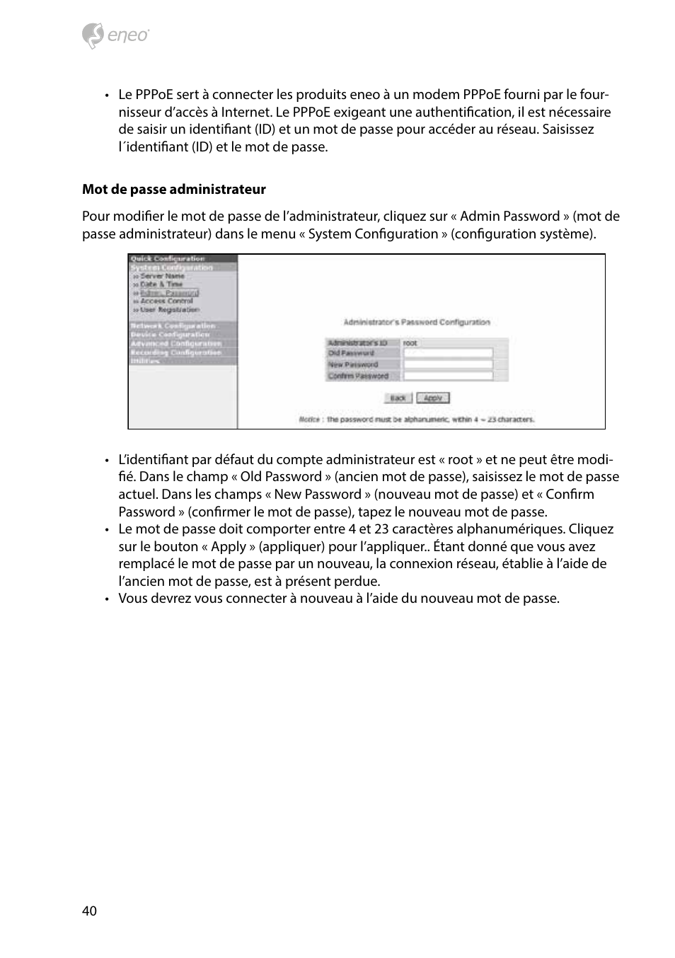 Eneo PXD-2080MIR D User Manual | Page 40 / 44
