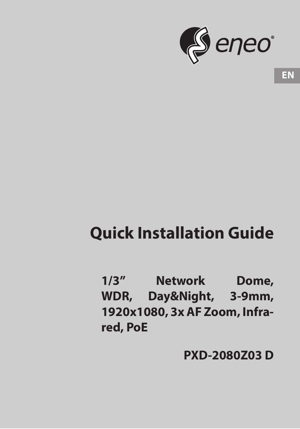 Eneo PXD-2080Z03 D User Manual | 36 pages