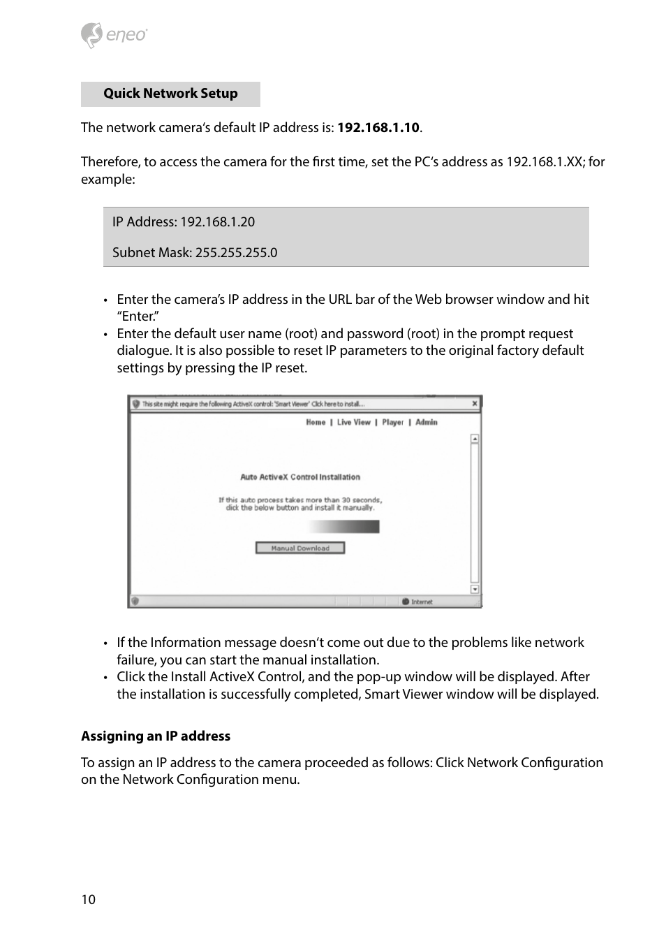 Eneo PXD-1080MIR D User Manual | Page 10 / 44