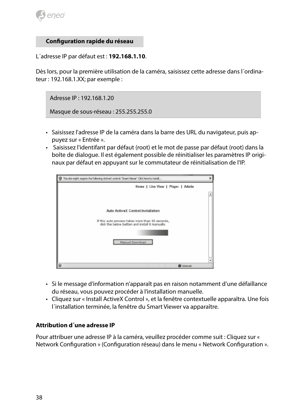 Eneo PXD-1080MIR D User Manual | Page 38 / 44