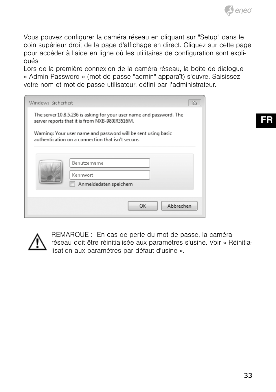 De en fr pl ru | Eneo NXD-980IR3516P User Manual | Page 33 / 60