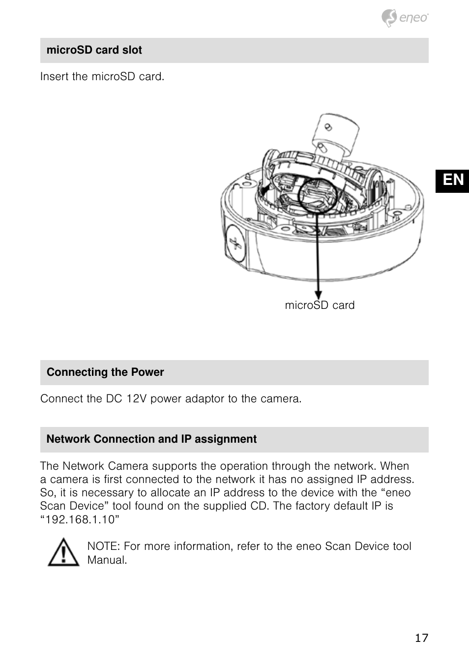 De en fr pl ru | Eneo NXD-980IR3516M User Manual | Page 17 / 60