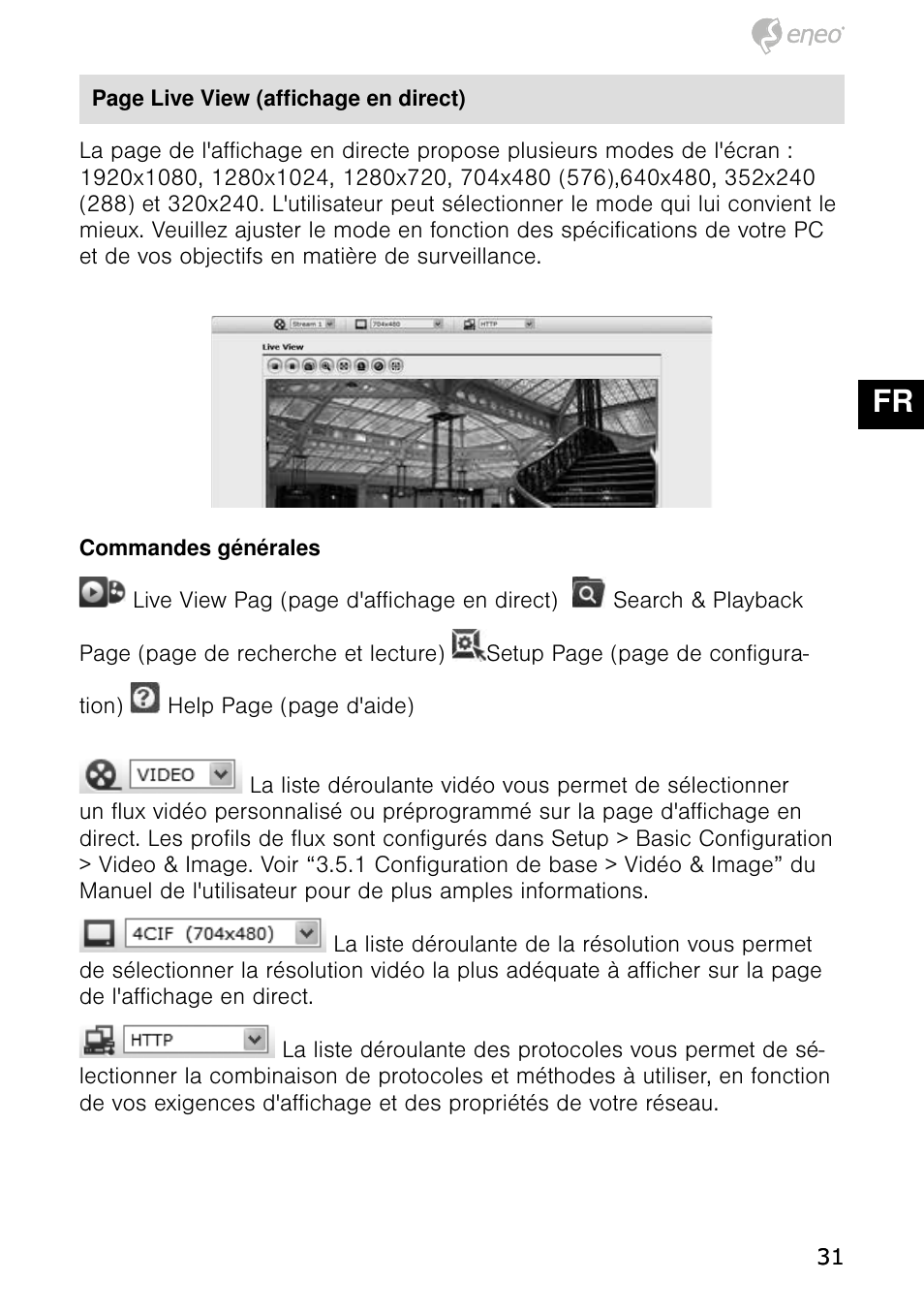De en fr pl ru | Eneo NXD-980IR3516M User Manual | Page 31 / 60