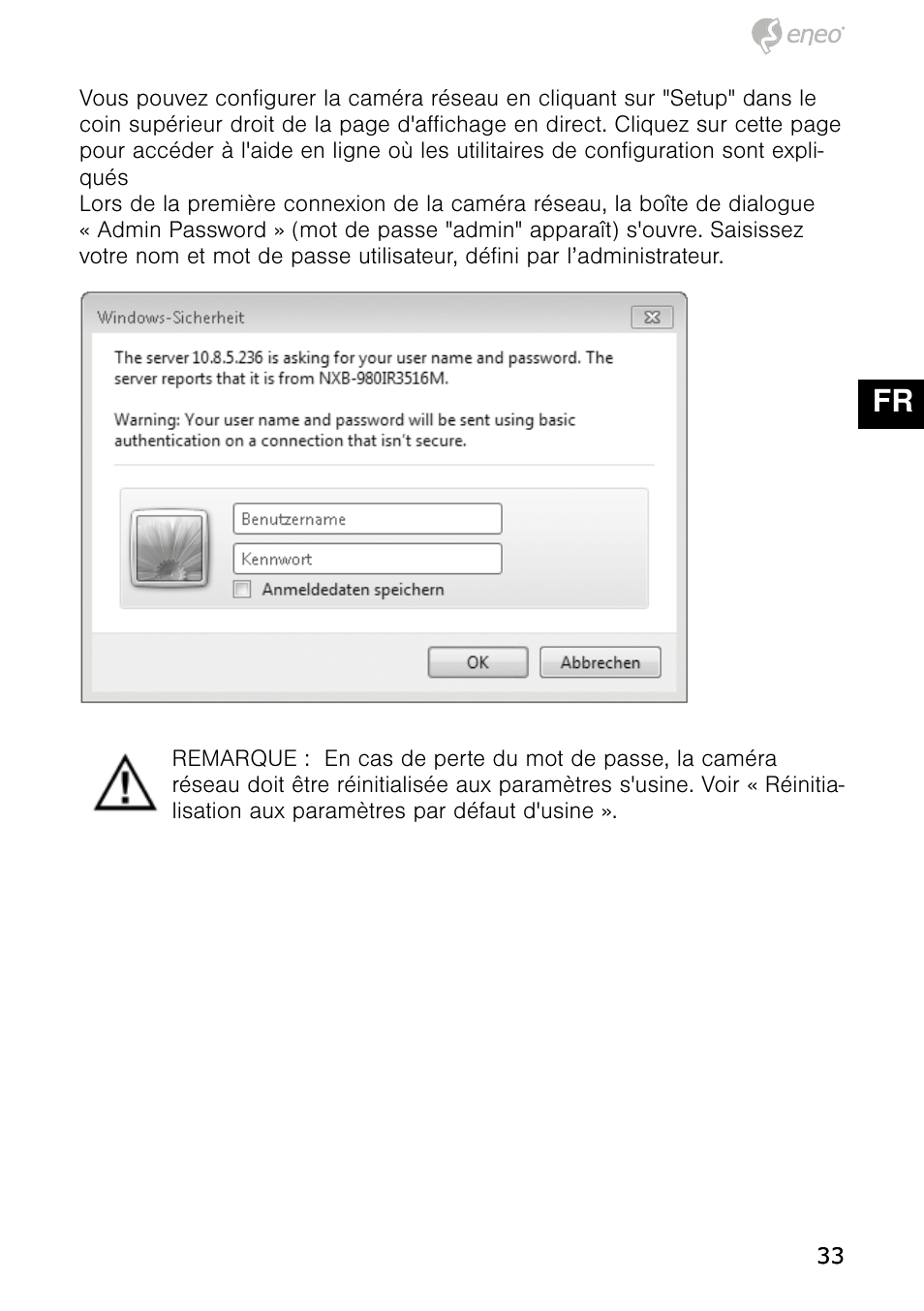 De en fr pl ru | Eneo NXD-980IR3516M User Manual | Page 33 / 60
