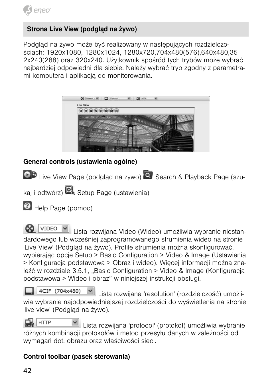 Eneo NXD-980IR3516M User Manual | Page 42 / 60