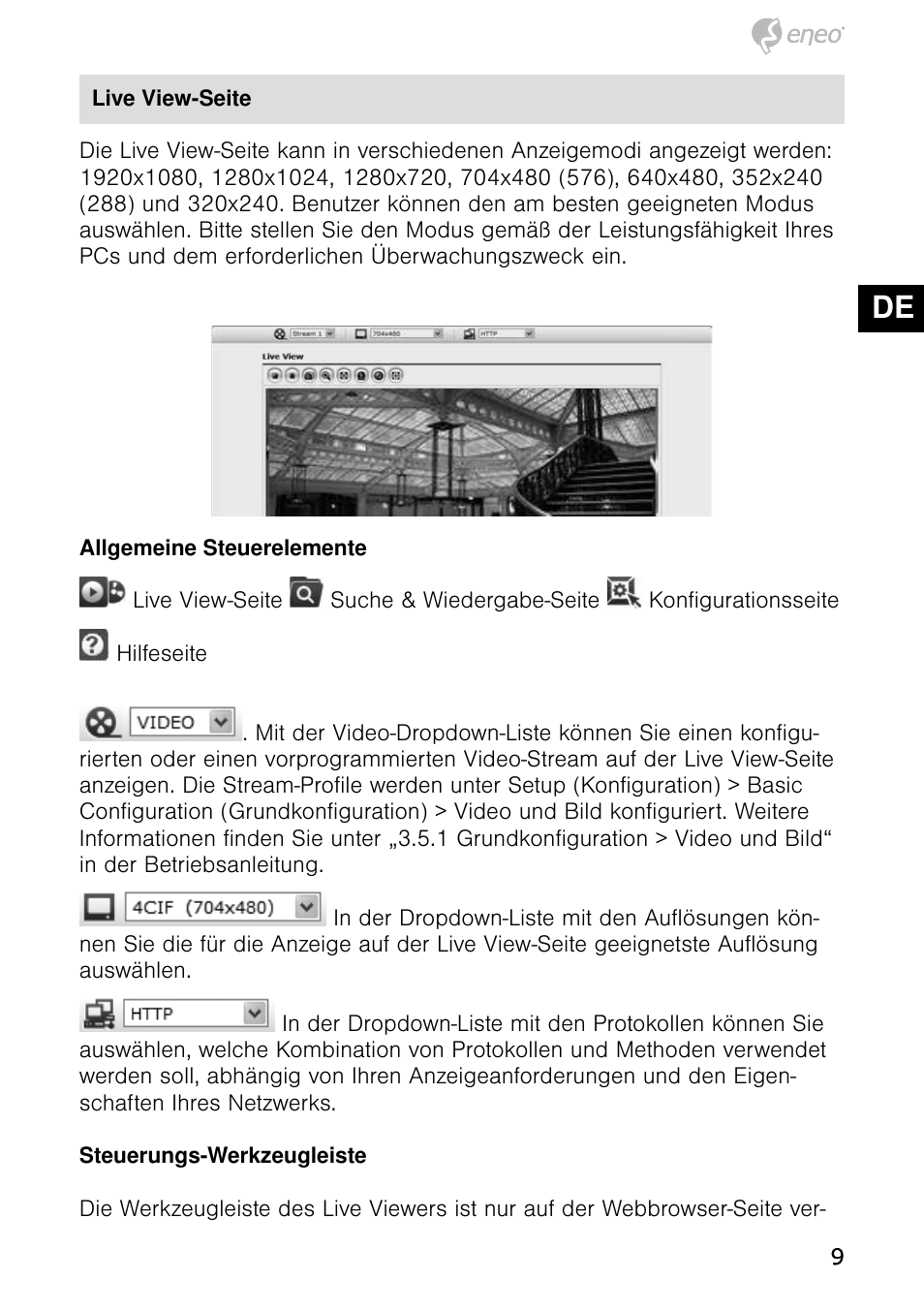 De en fr pl ru | Eneo NXD-980IR3516M User Manual | Page 9 / 60