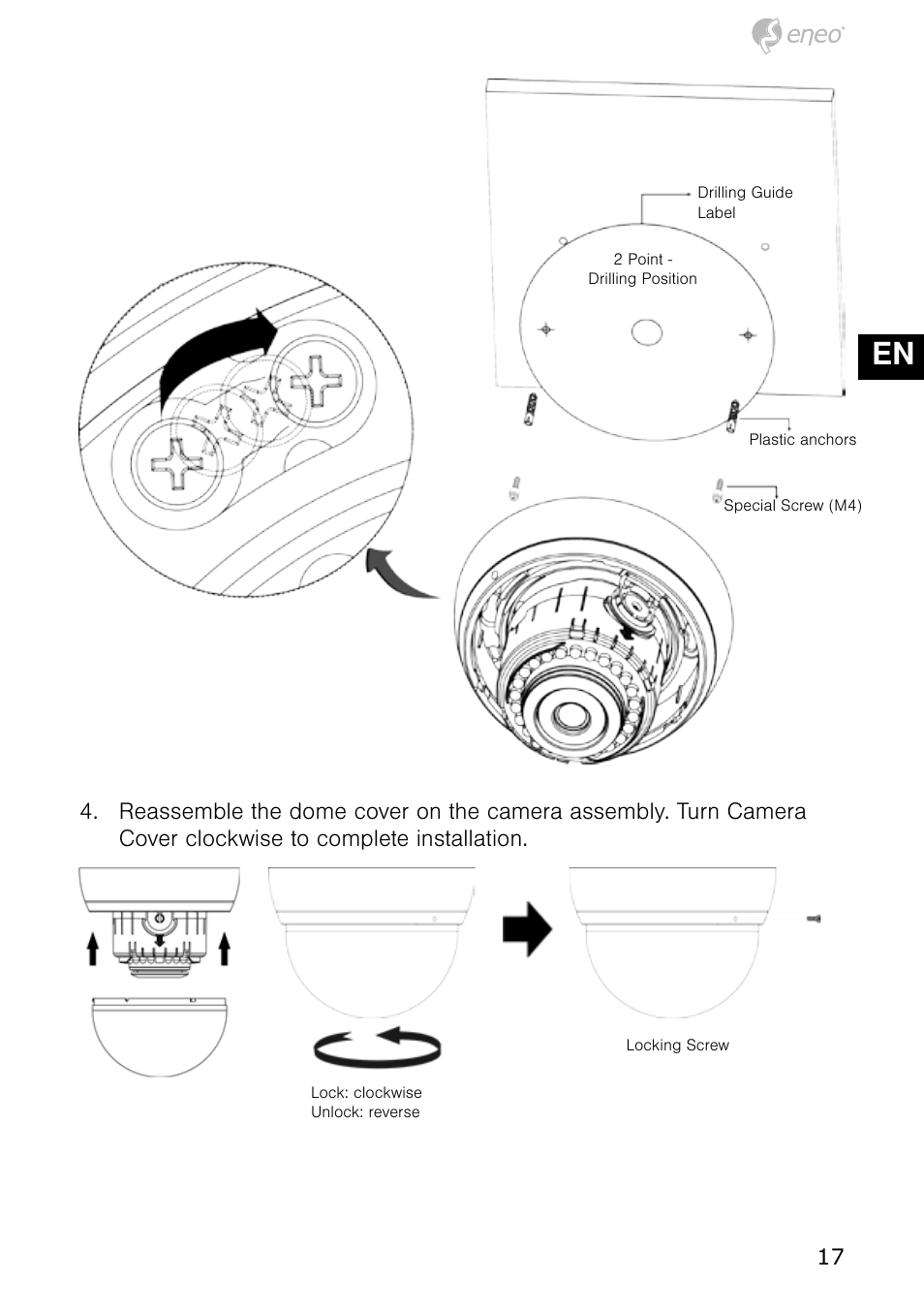 De en fr pl ru | Eneo NXD-980IR37P User Manual | Page 17 / 60