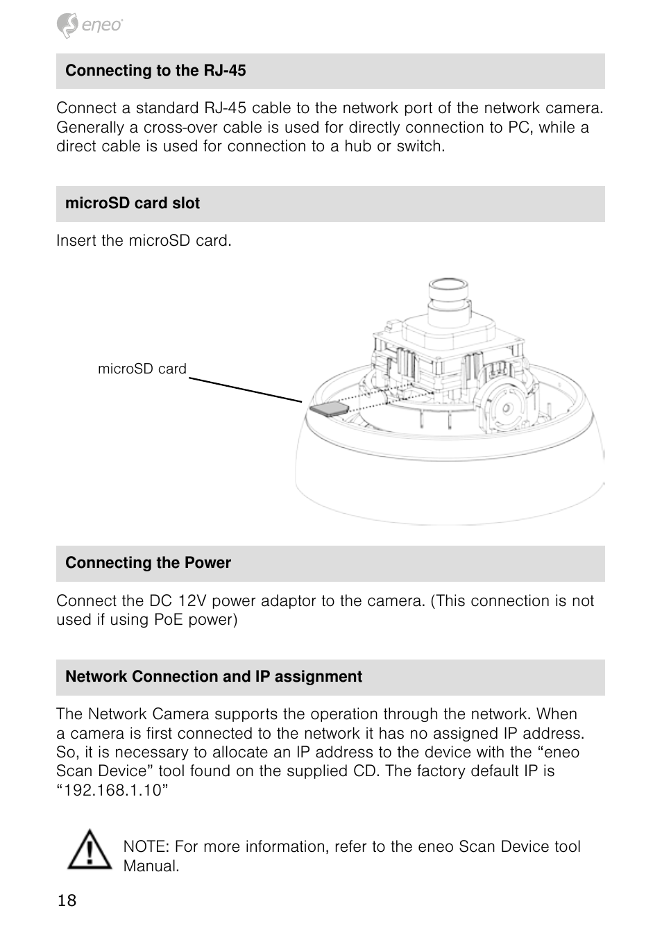 Eneo NXD-980IR37P User Manual | Page 18 / 60