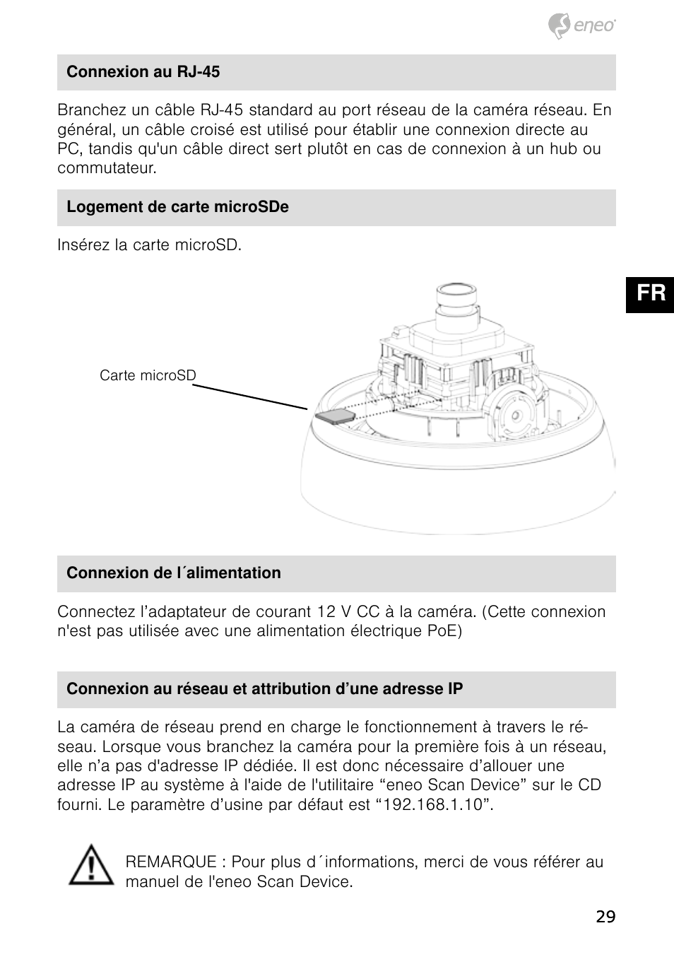 De en fr pl ru | Eneo NXD-980IR37P User Manual | Page 29 / 60