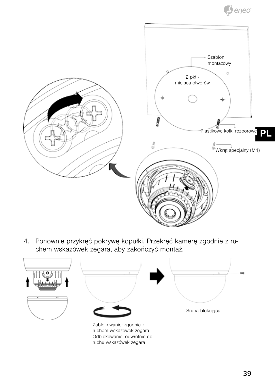 De en fr pl ru | Eneo NXD-980IR37P User Manual | Page 39 / 60