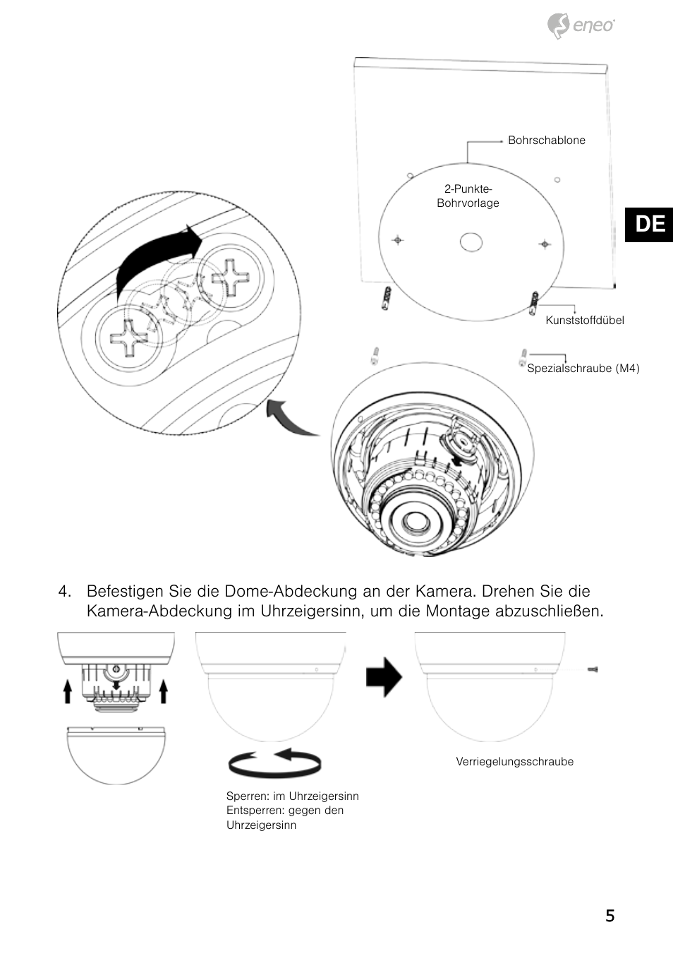 De en fr pl ru | Eneo NXD-980IR37P User Manual | Page 5 / 60
