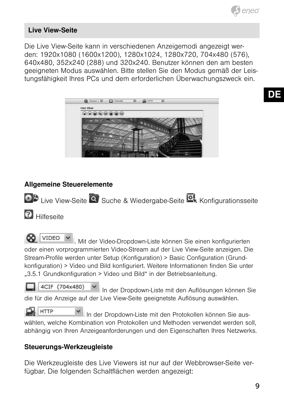 De en fr pl ru | Eneo NXD-980IR37P User Manual | Page 9 / 60