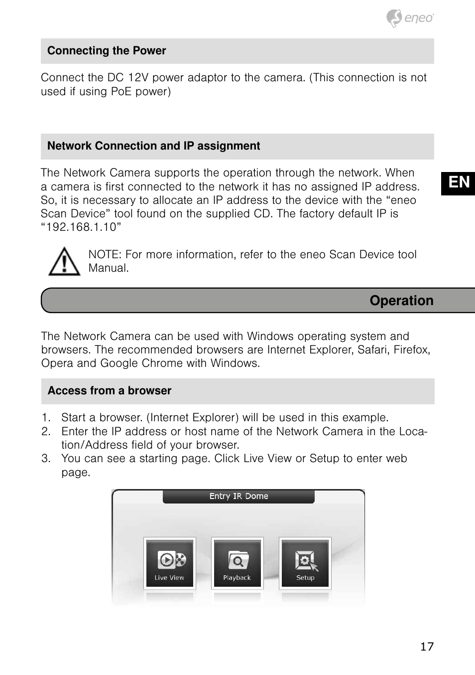 De en fr pl ru | Eneo NXD-980IR37M User Manual | Page 17 / 56